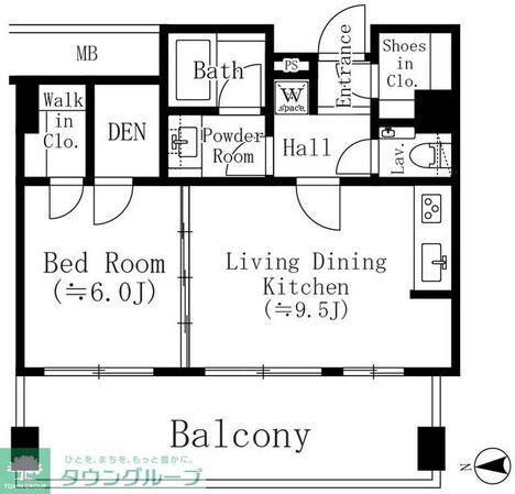 錦町トラッドスクエアの物件間取画像